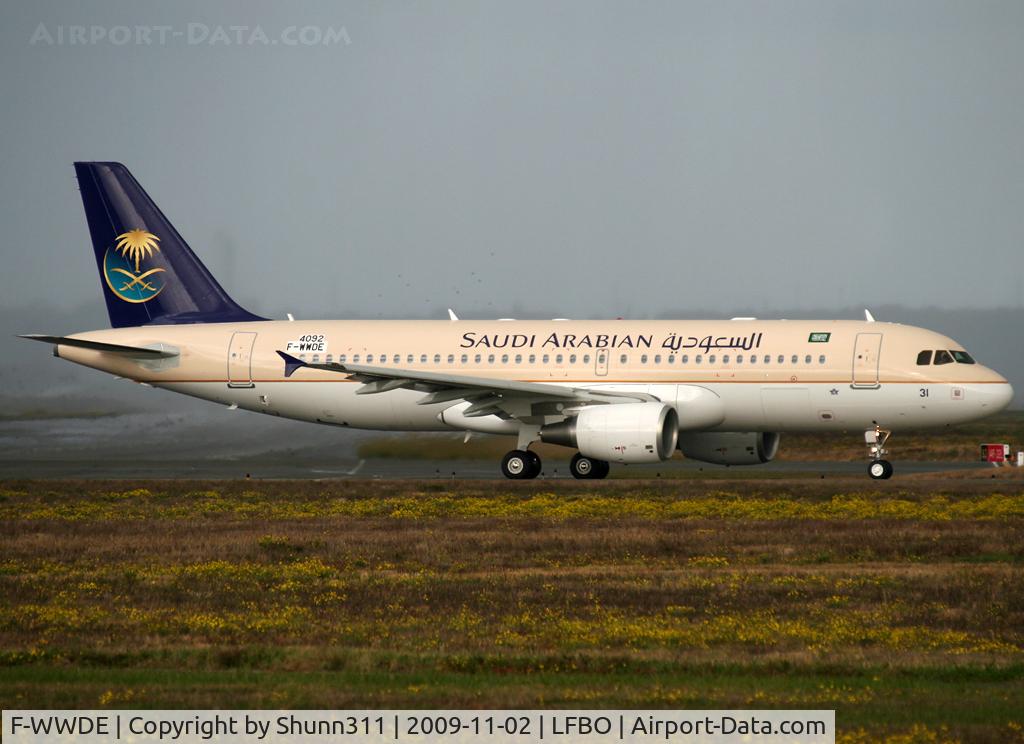 F-WWDE, 2009 Airbus A320-214 C/N 4092, C/n 4092 - To be HZ-AS31