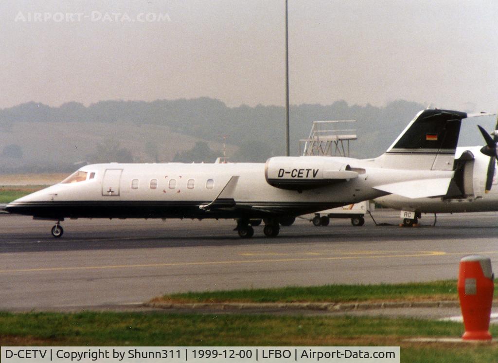 D-CETV, 1999 Learjet 60 C/N 60-148, Parked at the General Aviation area...
