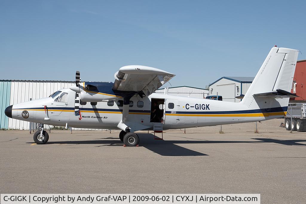 C-GIGK, 1976 De Havilland Canada DHC-6-300 Twin Otter C/N 492, North Cariboo Air DHC-6