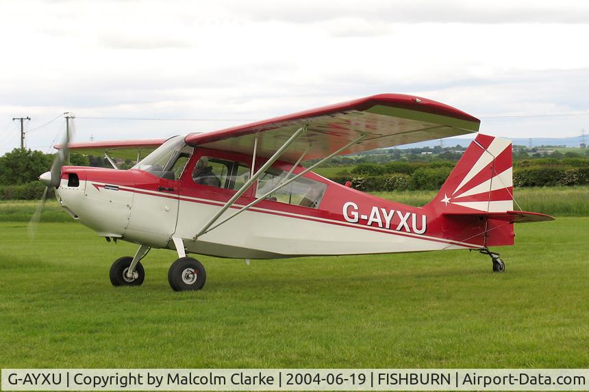 G-AYXU, 1969 Bellanca 7KCAB Citabria C/N 232-70, Bellanca Champion 7KCAB Citabria at Fishburn Airfield, UK in 2004.