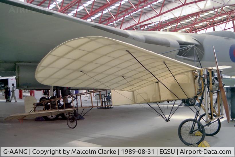 G-AANG, 1911 Bleriot Type XI C/N 14, Bleriot X1 Monoplane at The imperial War Museum, Duxford, UK.