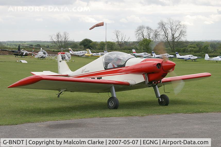 G-BNDT, 1987 Brugger MB-2 Colibri C/N PFA 043-10981, Brugger MB2 Colibri at Bagby Airfield, UK.