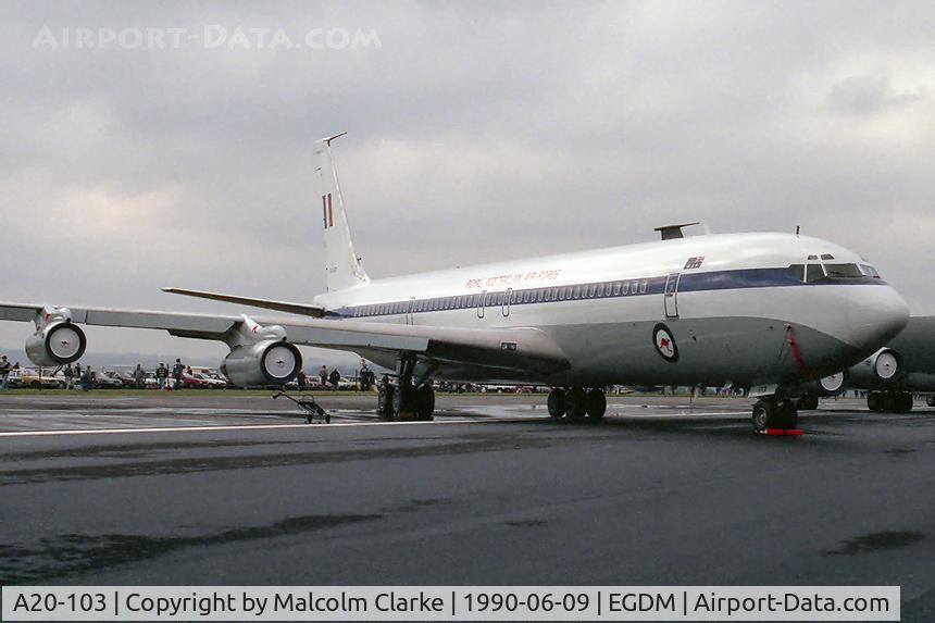 A20-103, 1975 Boeing 707-368C C/N 21103, Boeing 707-368C at Boscombe Down's 50th Anniversary Battle of Britain Air Show in 1990