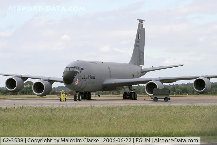 62-3538, 1962 Boeing KC-135R Stratotanker C/N 18521, Boeing KC-135R Stratotanker (717-148) at RAF Mildenhall in 2006.