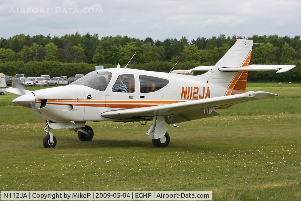 N112JA, 1977 Rockwell International 112TCA Commander C/N 13182, Pictured during the 2009 Popham AeroJumble event.