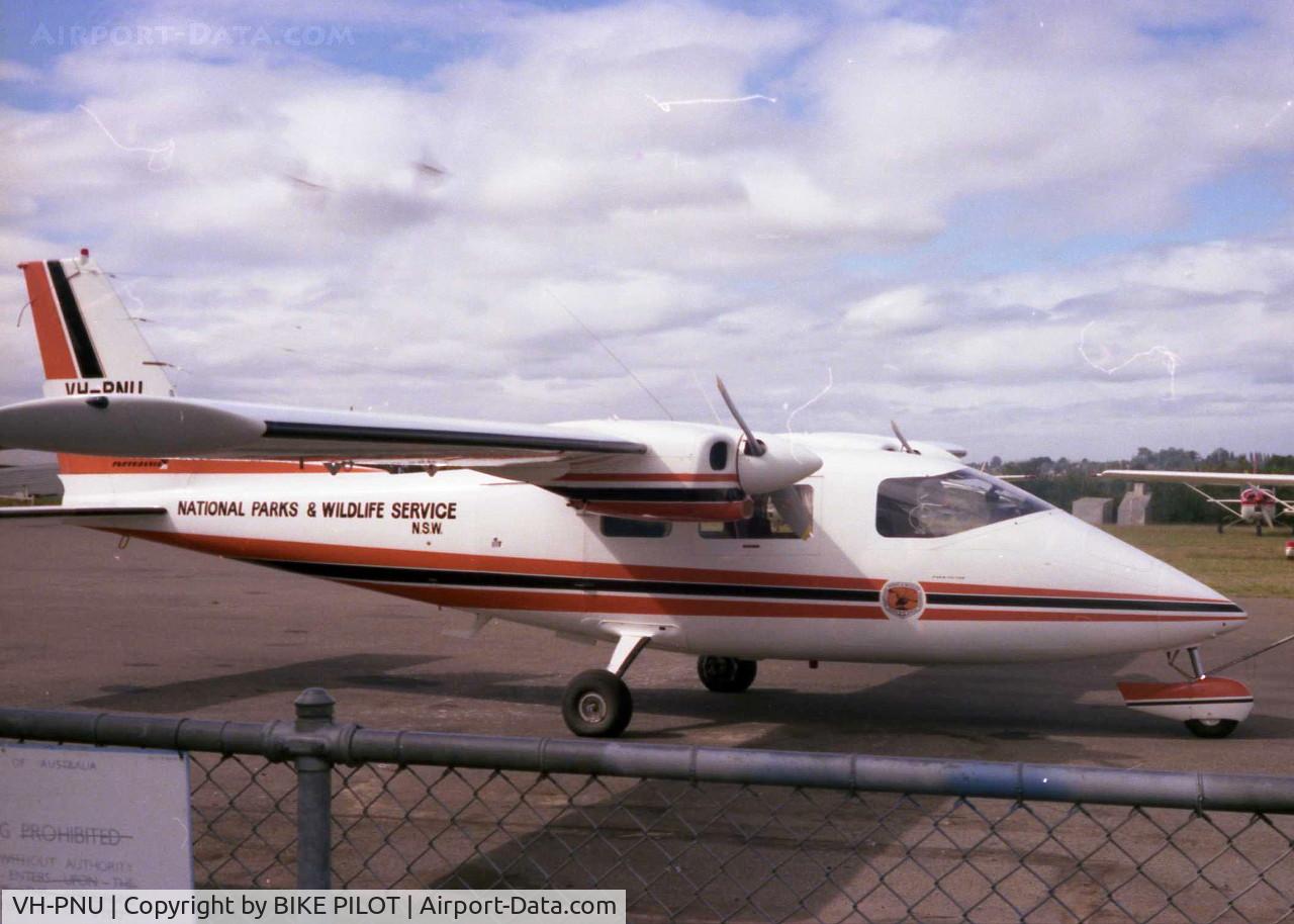 VH-PNU, 1976 Partenavia P-68B C/N 84, AUSTRALIA 1983 LOCATION UNKNOWN