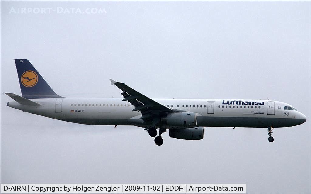 D-AIRN, 1995 Airbus A321-131 C/N 0560, Lufthansa´s 