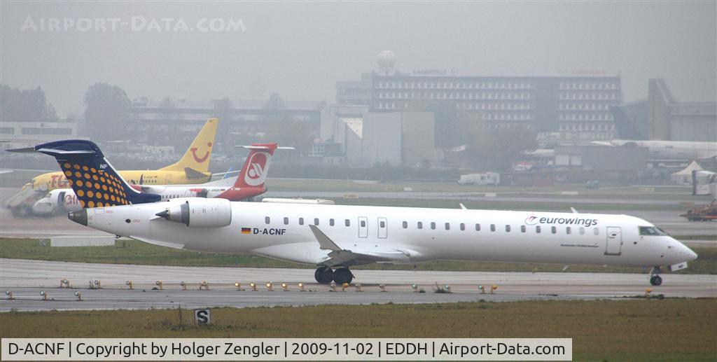 D-ACNF, 2009 Bombardier CRJ-900 (CL-600-2D24) C/N 15243, Ready for take off to Saarbrucken