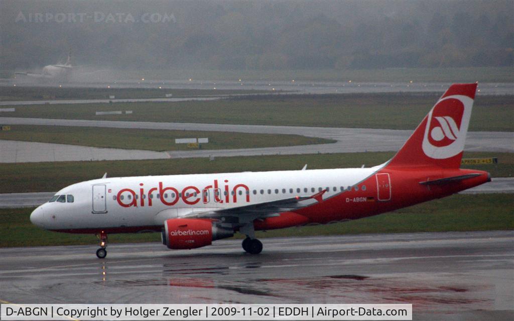 D-ABGN, 2008 Airbus A319-112 C/N 3661, Coming in from Nuremburg