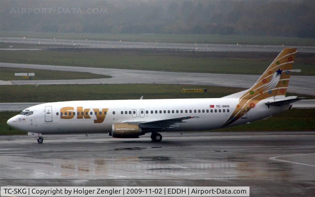 TC-SKG, 1991 Boeing 737-4Q8 C/N 25371, Full with tourists from mediterranean beaches