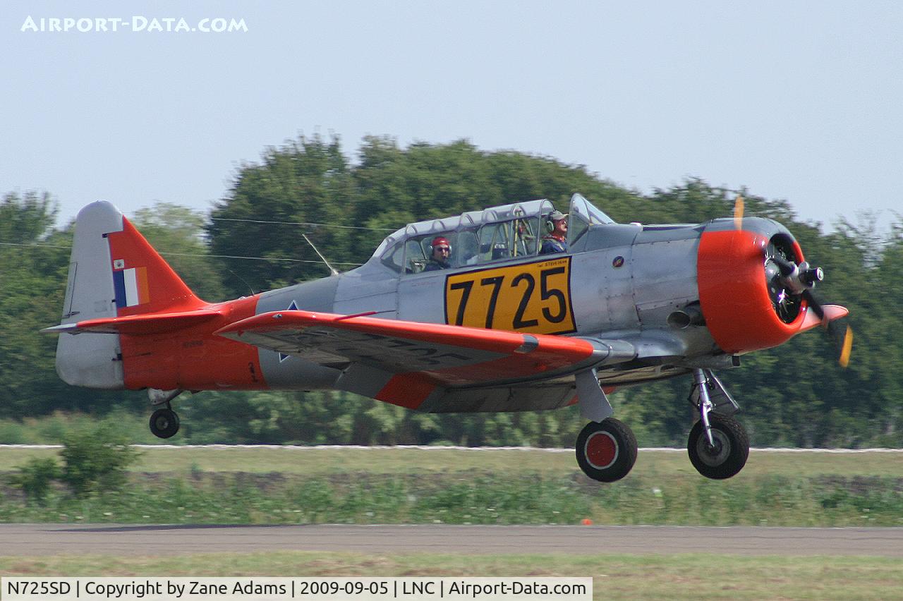 N725SD, 1953 North American T-6G Texan C/N SA-070, Warbirds on Parade 2009 - at Lancaster Airport, Texas