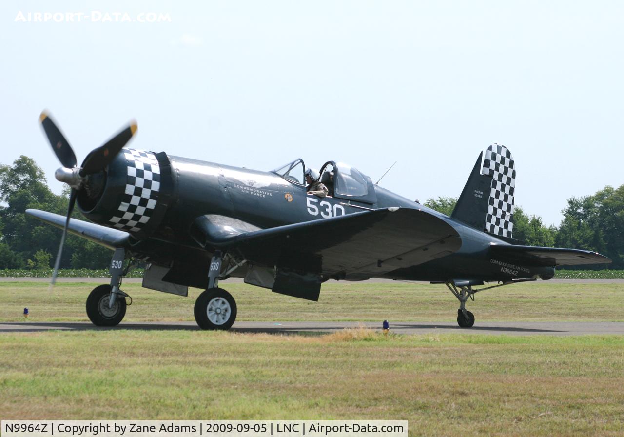 N9964Z, 1943 Goodyear FG-1D Corsair C/N 3729, Warbirds on Parade 2009 - at Lancaster Airport, Texas