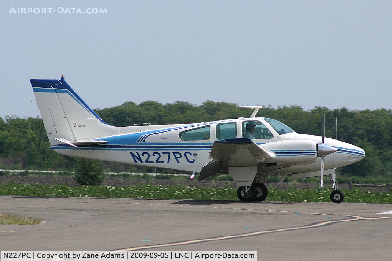 N227PC, 1967 Beech 95-B55 (T42A) Baron C/N TC-1031, At Lancaster Airport, Texas