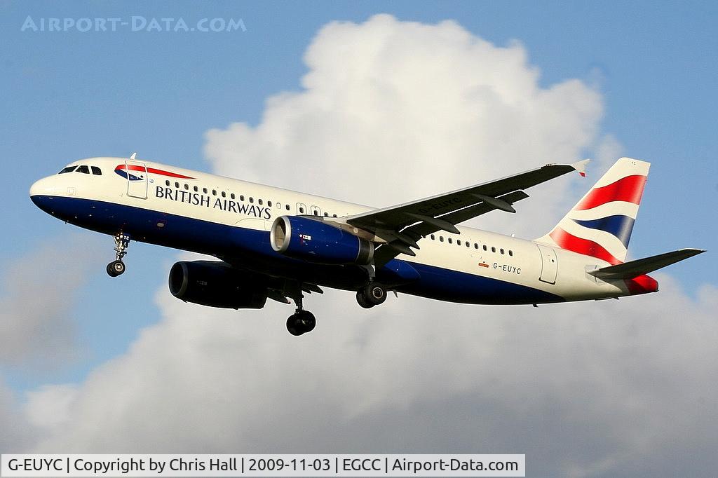 G-EUYC, 2008 Airbus A320-232 C/N 3721, British Airways