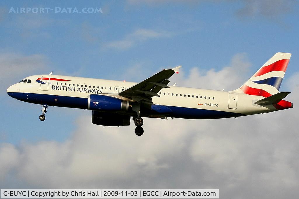 G-EUYC, 2008 Airbus A320-232 C/N 3721, British Airways