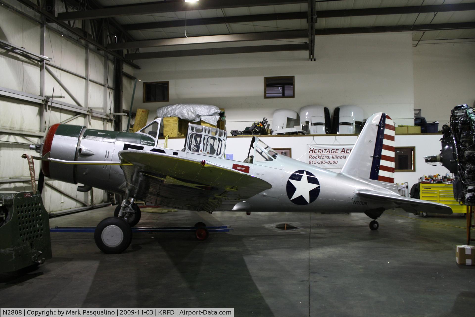N2808, 1942 Vultee BT-13A Valiant C/N 6488, Vultee BT-13A