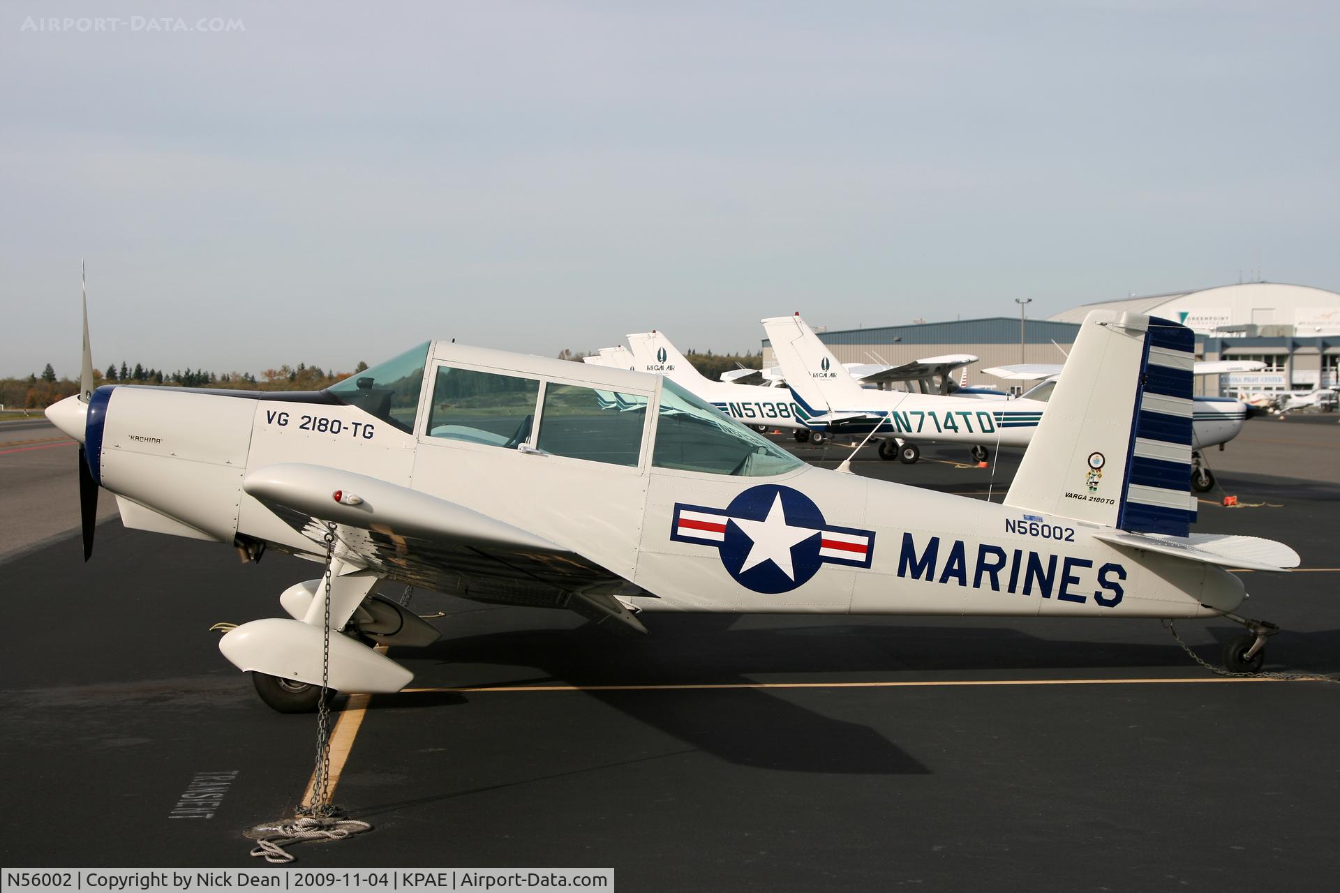 N56002, 1982 Varga 2180TG Kachina C/N VAC-185-82, KPAE