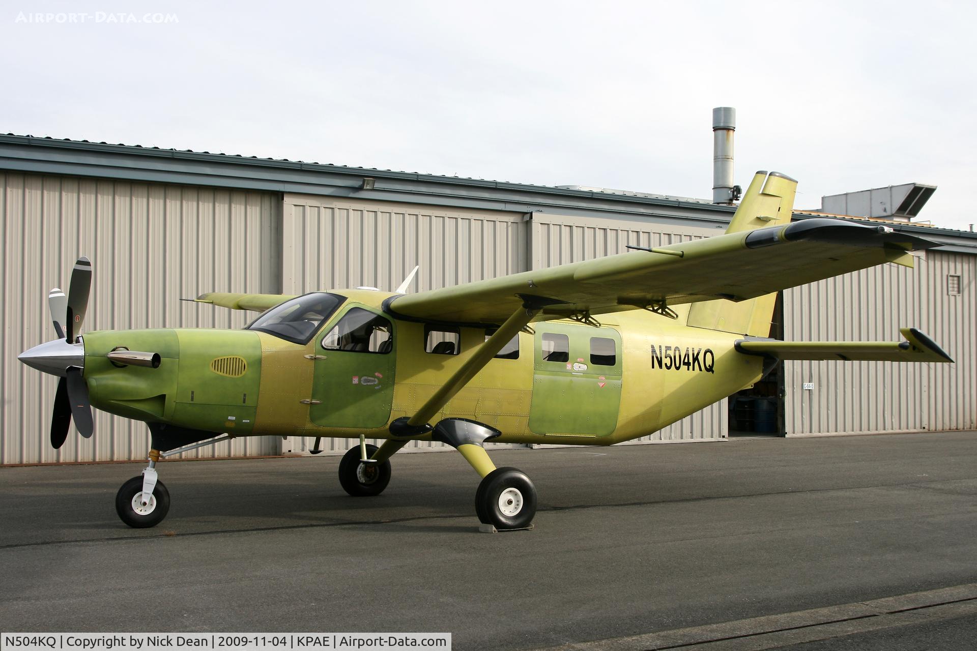 N504KQ, 2009 Quest Kodiak 100 C/N 100-0028, KPAE One out of paint yesterday and one in for paint today