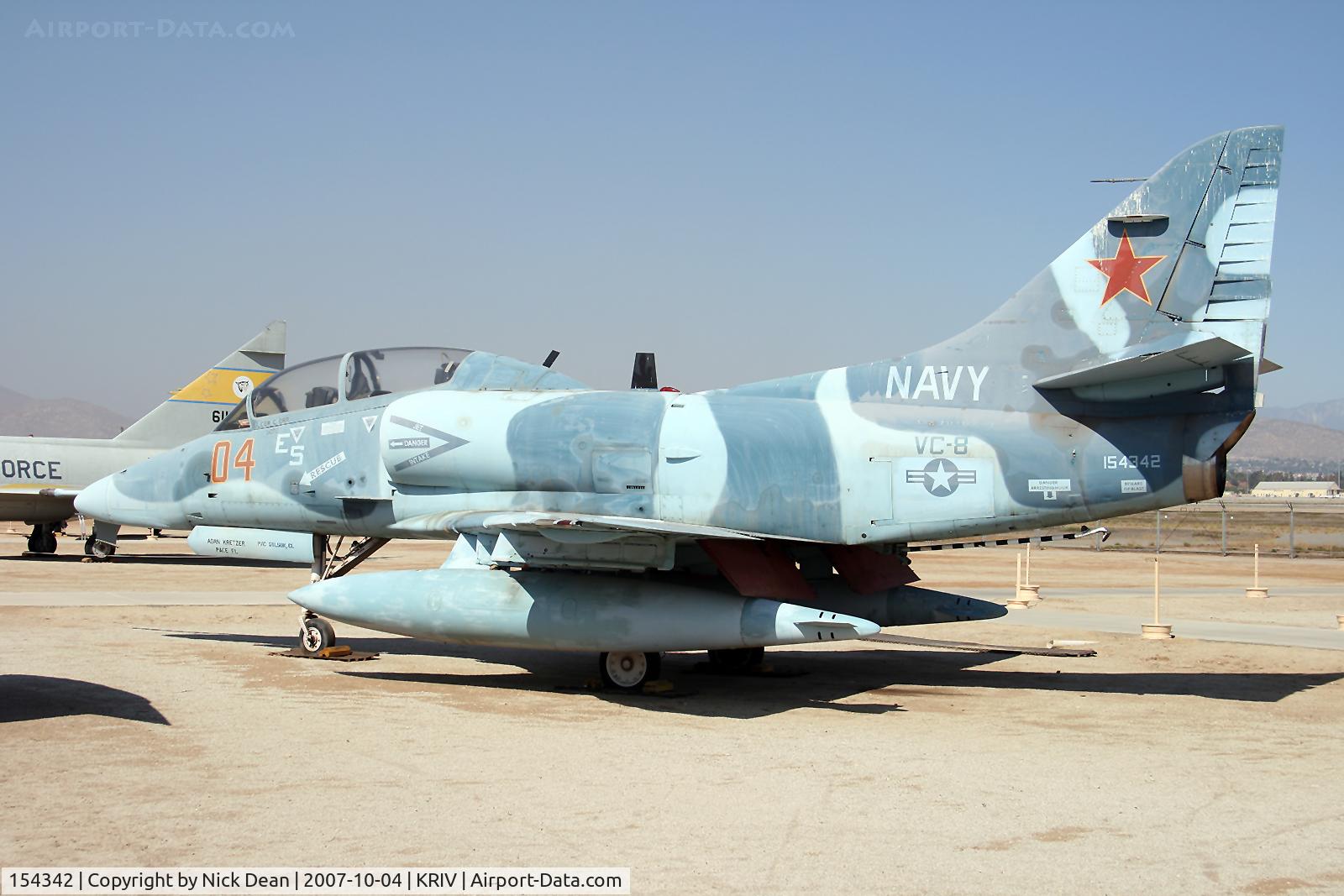 154342, Douglas TA-4F Skyhawk C/N 13730, KRIV
