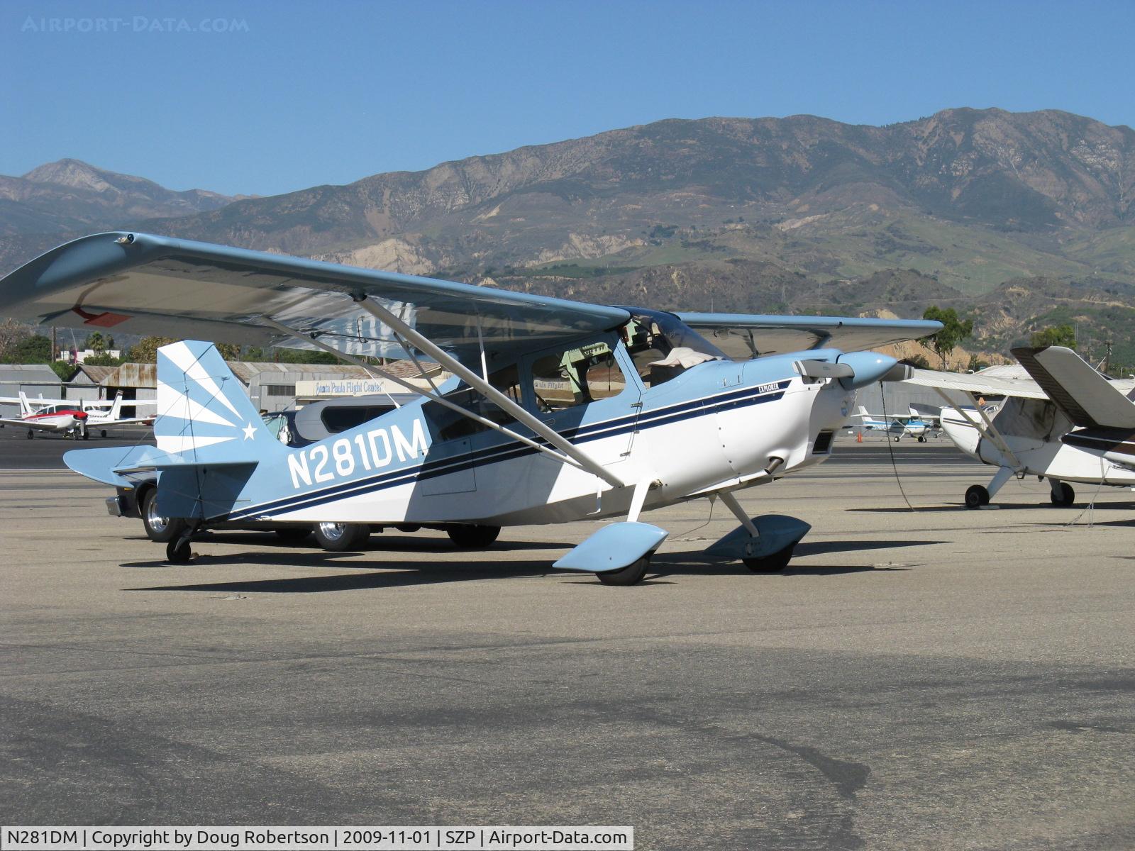 N281DM, 1999 American Champion 7GCBC C/N 1258-99, 1999 American Champion 7GCBC EXPLORER, Lycoming O-320-A2B 150 Hp
