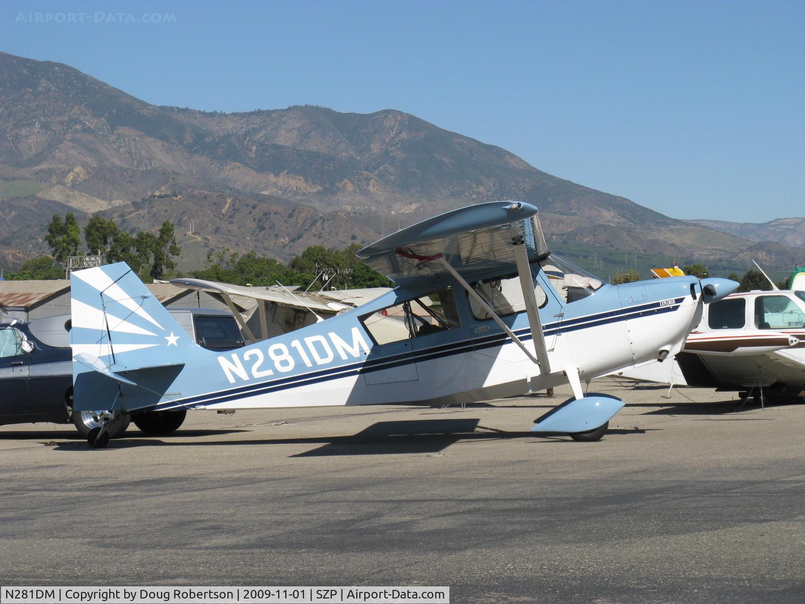 N281DM, 1999 American Champion 7GCBC C/N 1258-99, 1999 American Champion 7GCBC EXPLORER, Lycoming O-320-A2B 150 Hp