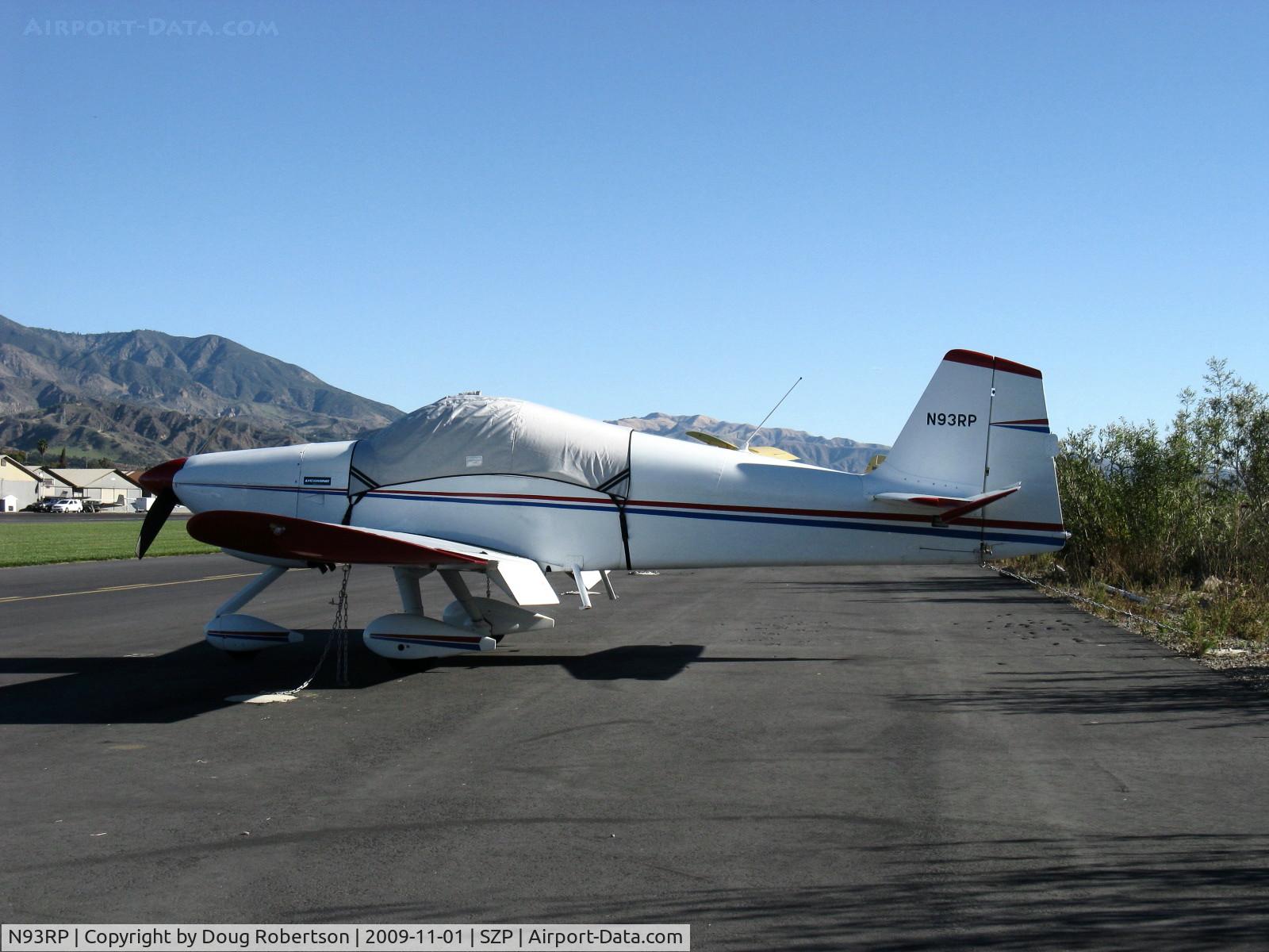 N93RP, Vans RV-6A C/N 21219, 2000 Powers VAN's RV-6A