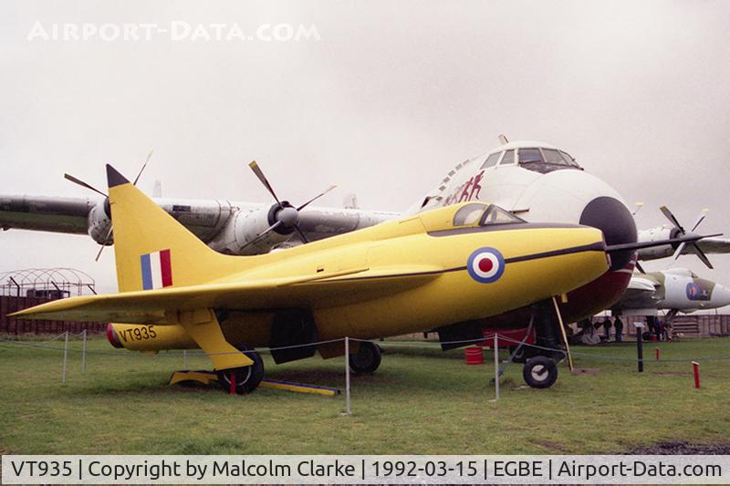 VT935, 1950 Boulton Paul P.111A C/N Not found VT935, Boulton Paul P.111A at the Midland Air Museum, Bagington, Coventry. A delta winged research aircraft which first flew on October 10th 1950.
