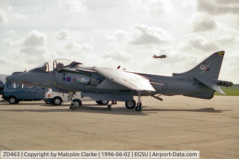 ZD463, British Aerospace Harrier GR.7 C/N P53, British Aerospace Harrier GR7 at Duxford's Classic Jet & Fighter Display in 1996
