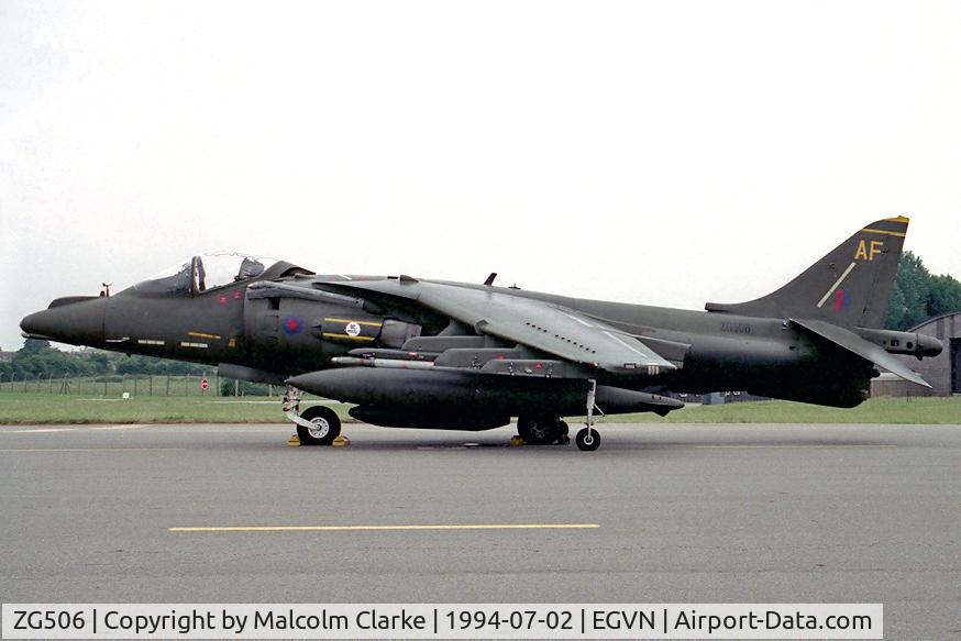 ZG506, British Aerospace Harrier GR.7 C/N P77, British Aerospace Harrier GR7 at RAF Brize Norton's Photocall 94.