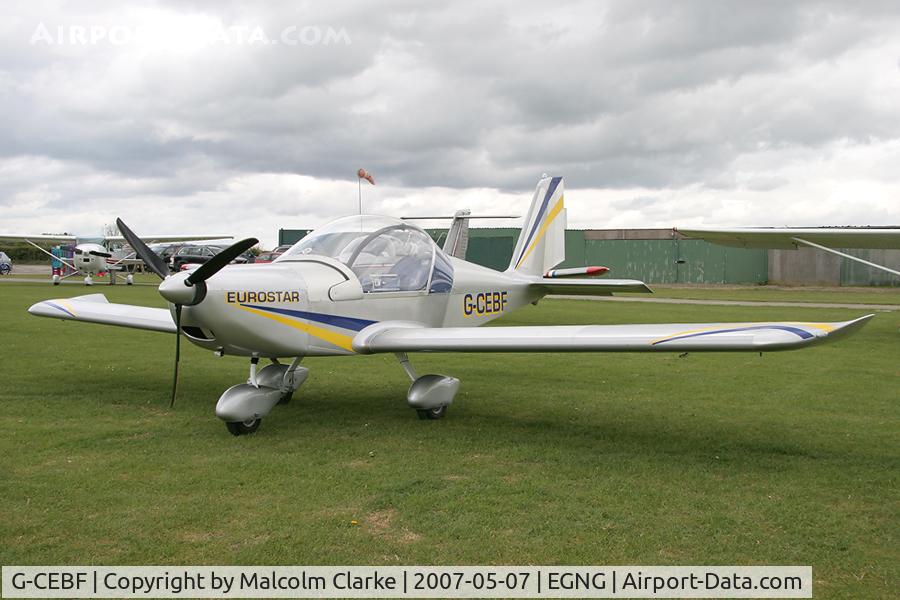 G-CEBF, 2006 Aerotechnik EV-97A Eurostar C/N PFA 315A-14525, AEROTECHNIK EV-97A EUROSTAR at Bagby Airfield.
