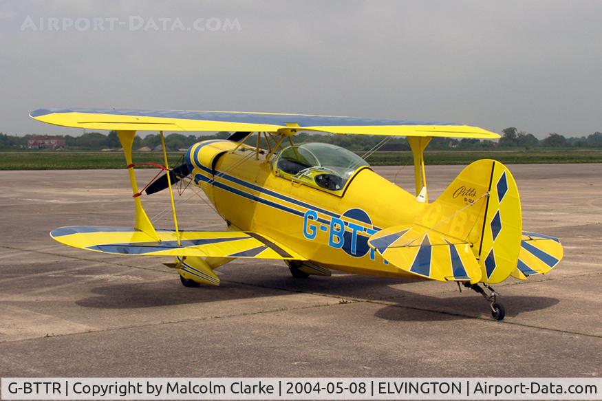 G-BTTR, 1979 Aerotek Pitts S-2A Special C/N 2208, Aerotek Pitts S-2A at the Yorkshire Air Museum, Elvington, UK in 2004.