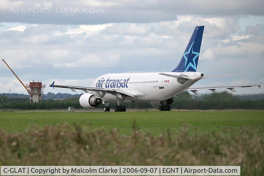 C-GLAT, 1991 Airbus A310-308 C/N 588, Airbus A310-308 at Newcastle Airport, UK.