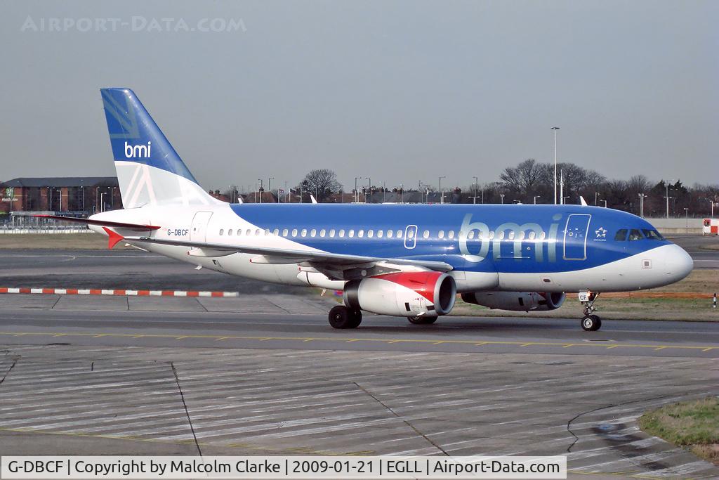 G-DBCF, 2005 Airbus A319-131 C/N 2466, Airbus A319-131 at London Heathrow.