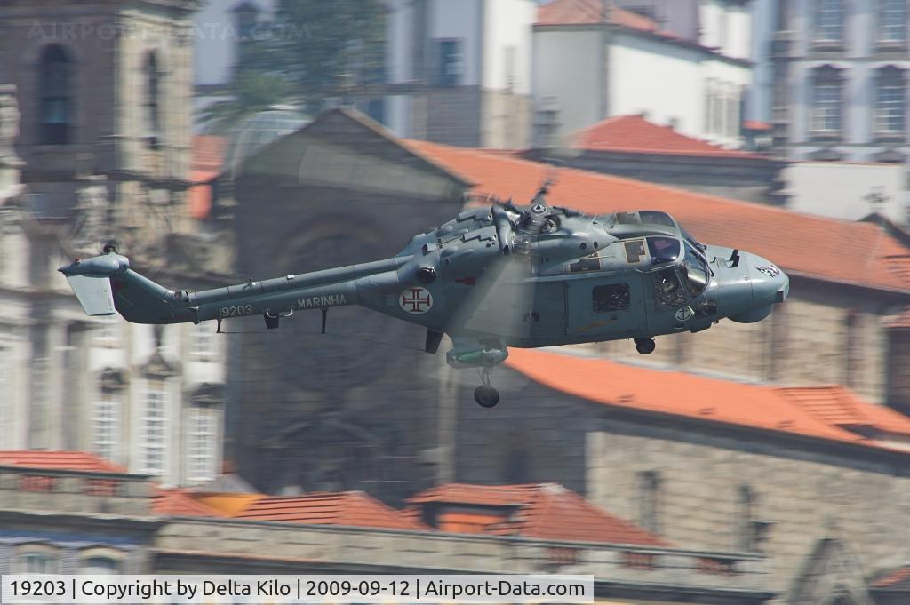 19203, 1993 Westland Super Lynx Mk.95 C/N 375, Red Bull Air Race Porto- Portugal Navy- Westland WG-13 Lynx Mk95