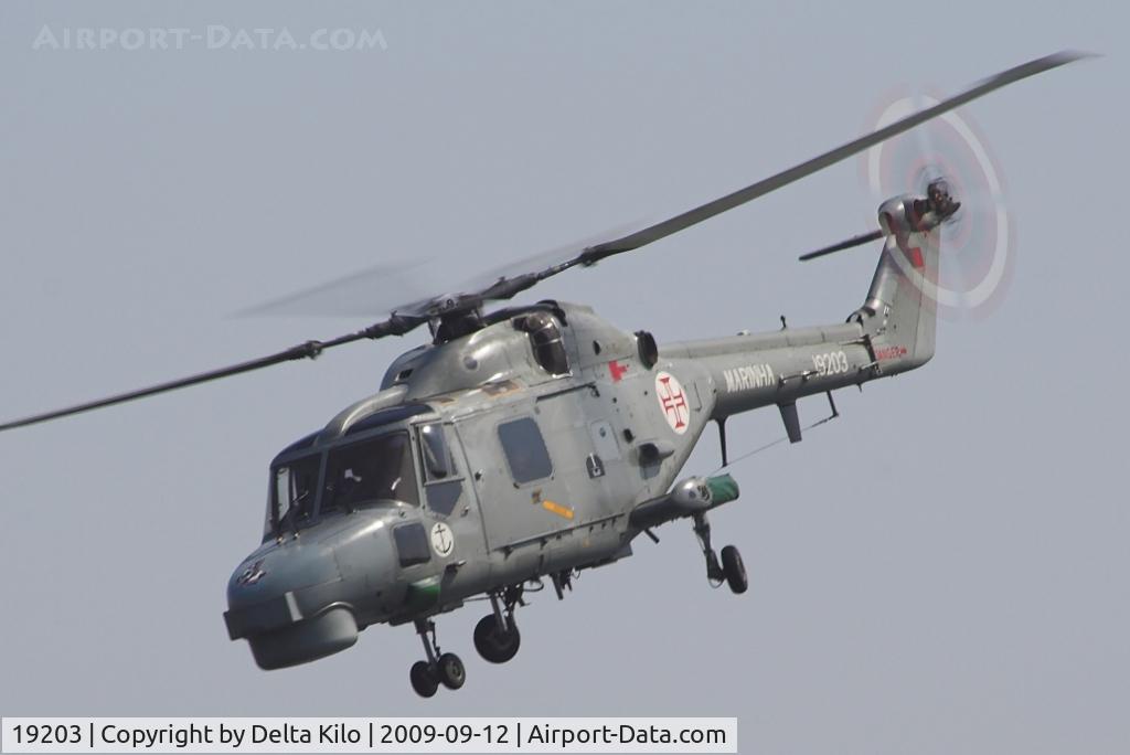 19203, 1993 Westland Super Lynx Mk.95 C/N 375, Red Bull Air Race Porto- Portugal Navy- Westland WG-13 Lynx Mk95