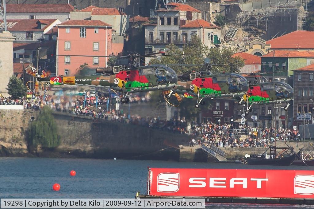 19298, Sud SE-3160 Alouette III C/N 1556, Red Bull Air Race Porto-Portugal Air Force-	Sud SE-3160 Alouette III