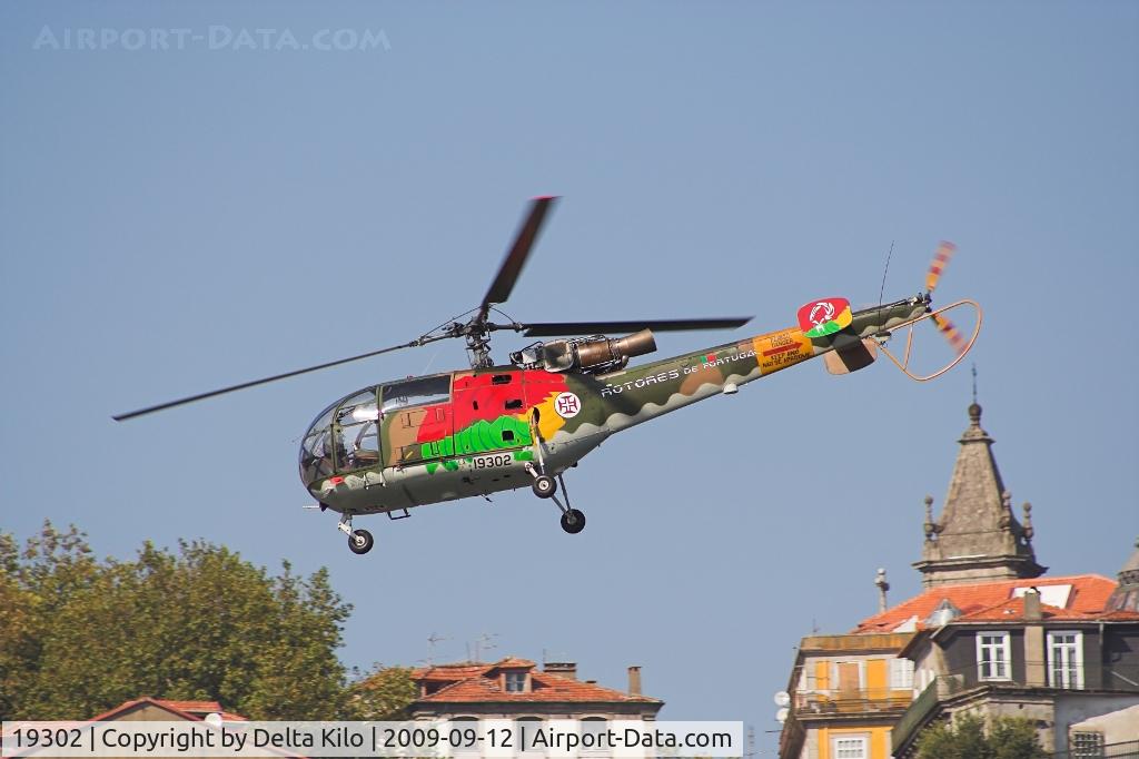 19302, Sud SE-3160 Alouette III C/N 1573, Red Bull Air Race Porto-Portugal Air Force-	Sud SE-3160 Alouette III