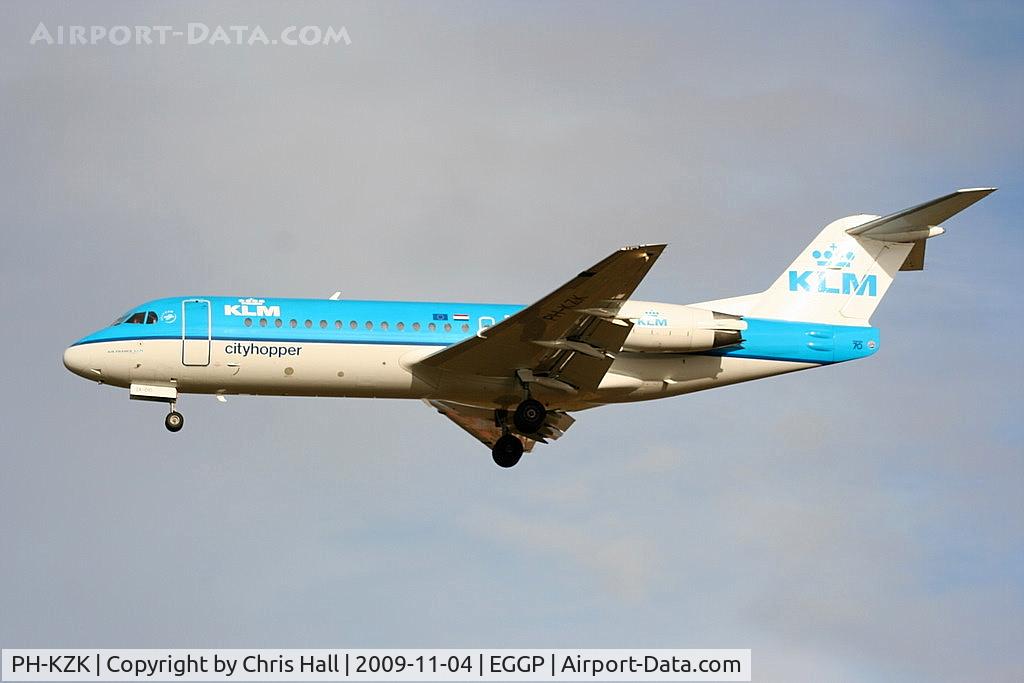 PH-KZK, 1997 Fokker 70 (F-28-0070) C/N 11581, KLM