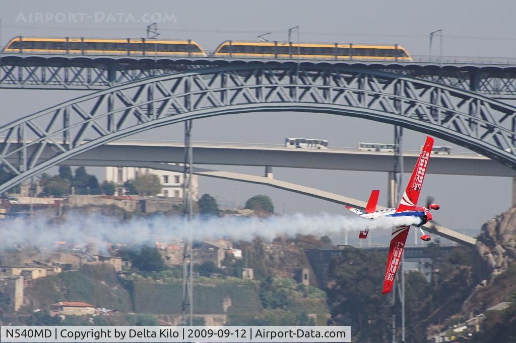 N540MD, 2008 Zivko Edge 540 C/N 0043, Red Bull Air Race Porto-Mattias Dolderer