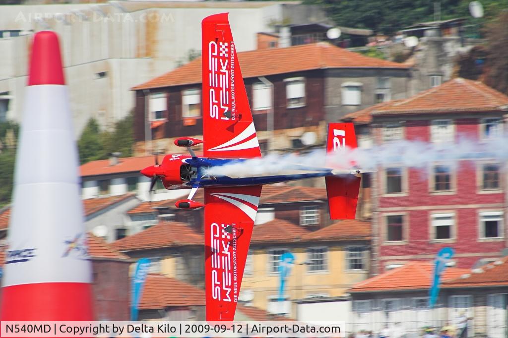 N540MD, 2008 Zivko Edge 540 C/N 0043, Red Bull Air Race Porto-Mattias Dolderer