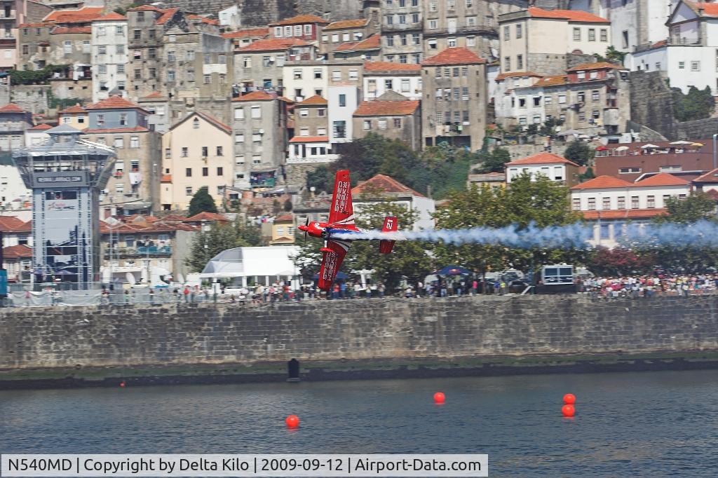 N540MD, 2008 Zivko Edge 540 C/N 0043, Red Bull Air Race Porto-Mattias Dolderer