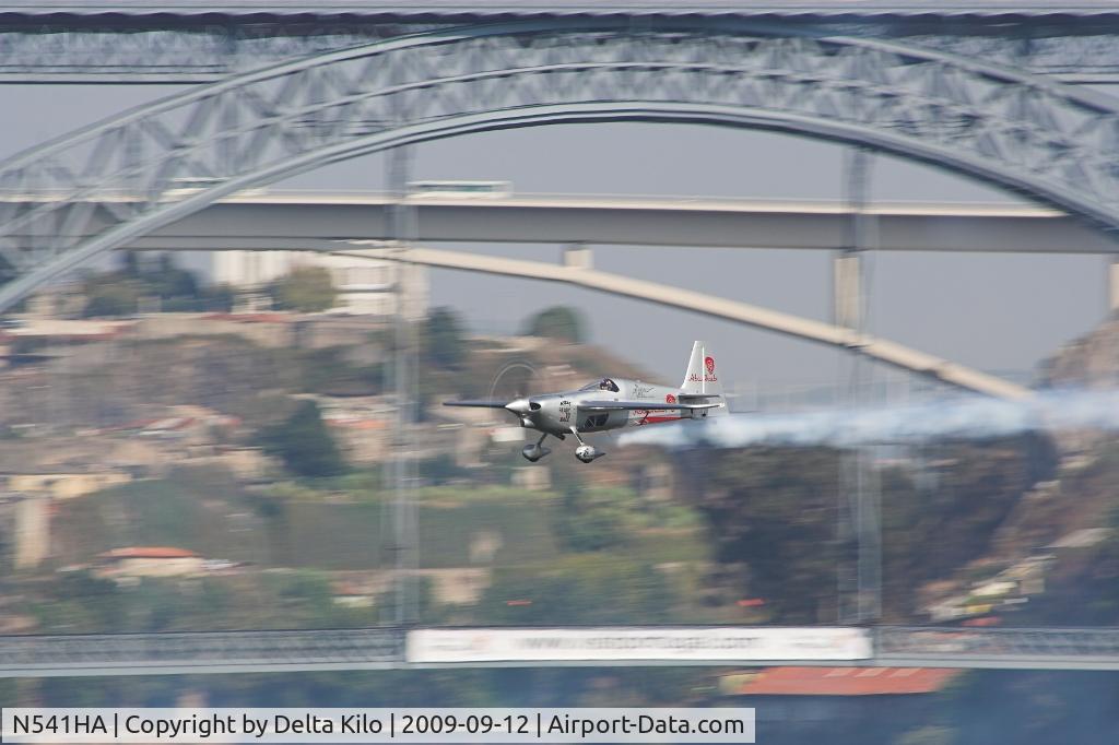 N541HA, 2008 Zivko Edge 540 C/N 0041A, Red Bull Air Race Porto-Hannes Arch