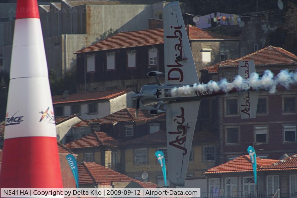 N541HA, 2008 Zivko Edge 540 C/N 0041A, Red Bull Air Race Porto-Hannes Arch