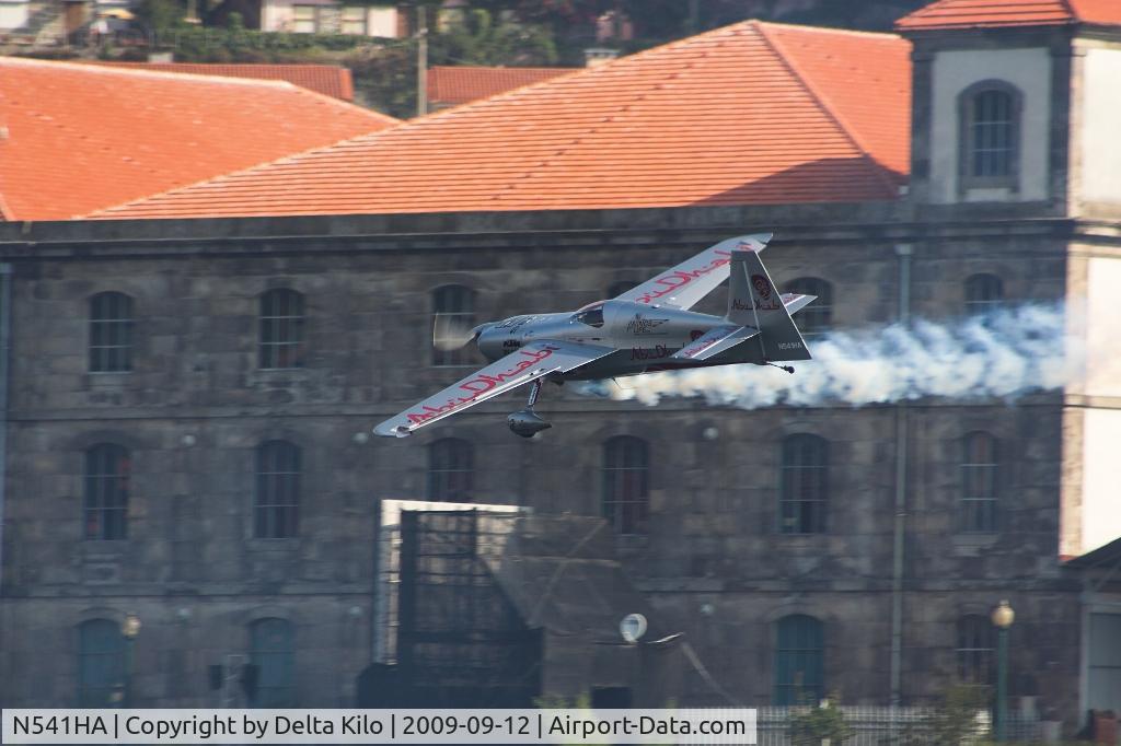 N541HA, 2008 Zivko Edge 540 C/N 0041A, Red Bull Air Race Porto-Hannes Arch