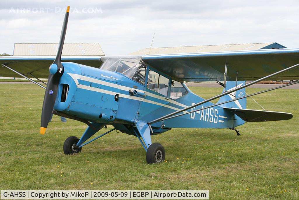 G-AHSS, 1946 Auster J-1N Alpha C/N 2136, Visitor to the 2009 Great Vintage Flying Weekend.