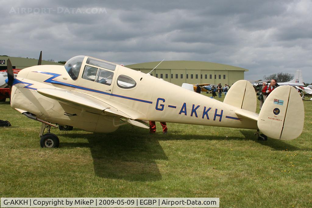G-AKKH, 1947 Miles M65 Gemini 1A C/N 6479, Visitor to the 2009 Great Vintage Flying Weekend.