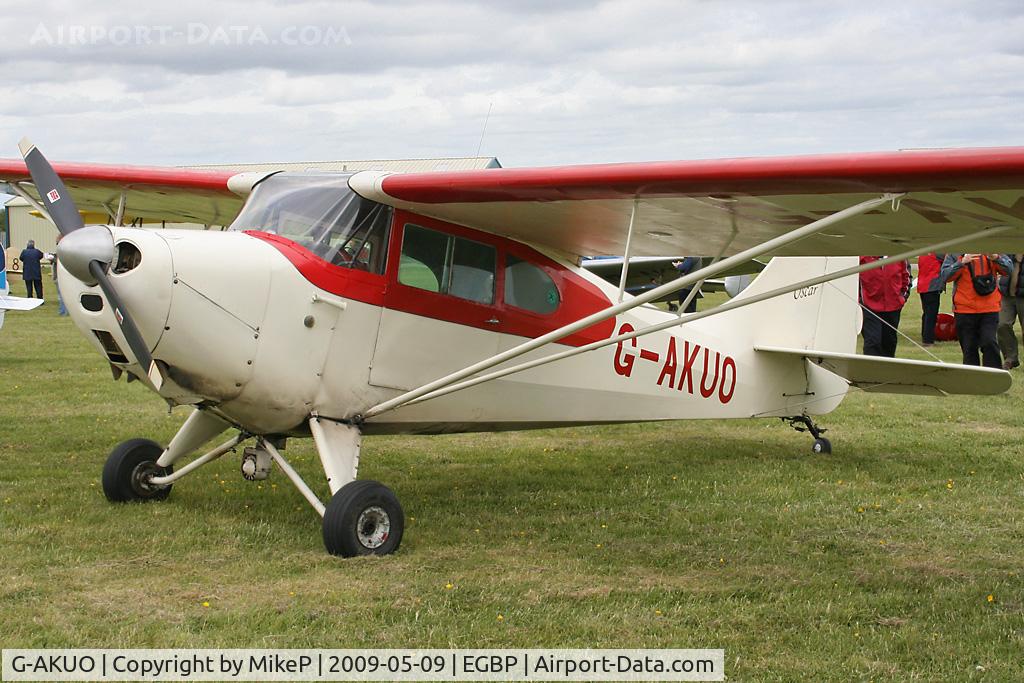 G-AKUO, 1946 Aeronca 11AC Chief C/N 11AC-1376, Visitor to the 2009 Great Vintage Flying Weekend.