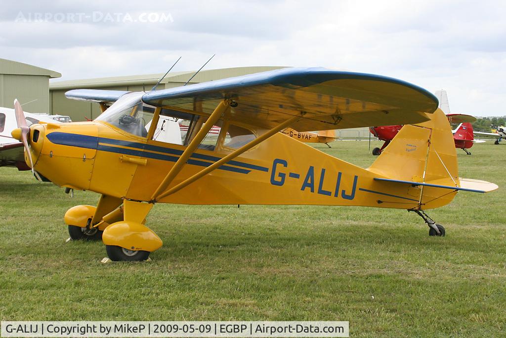 G-ALIJ, 1949 Piper PA-17 Vagabond C/N 17-166, Visitor to the 2009 Great Vintage Flying Weekend.
