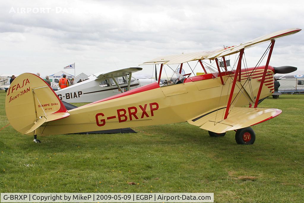 G-BRXP, 1948 Stampe-Vertongen SV-4C C/N 678, Visitor to the 2009 Great Vintage Flying Weekend.