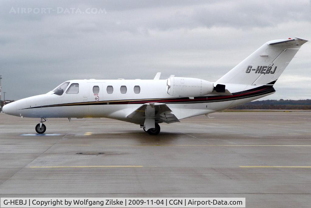 G-HEBJ, 2001 Cessna 525 CitationJet CJ1 C/N 525-0437, visitor